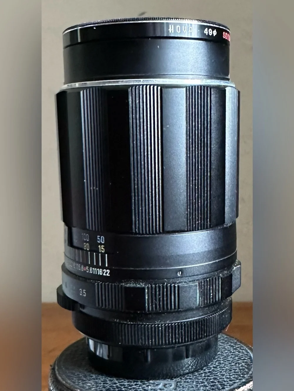 ASAHI Optical Super-Takumar 1:3.5/135mm Multi-Coated Camera Lens Filter + Case